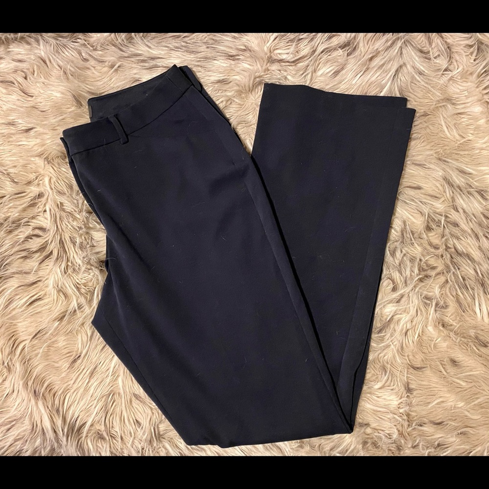 Express Navy Publicist Barely Boot Pant (14L)